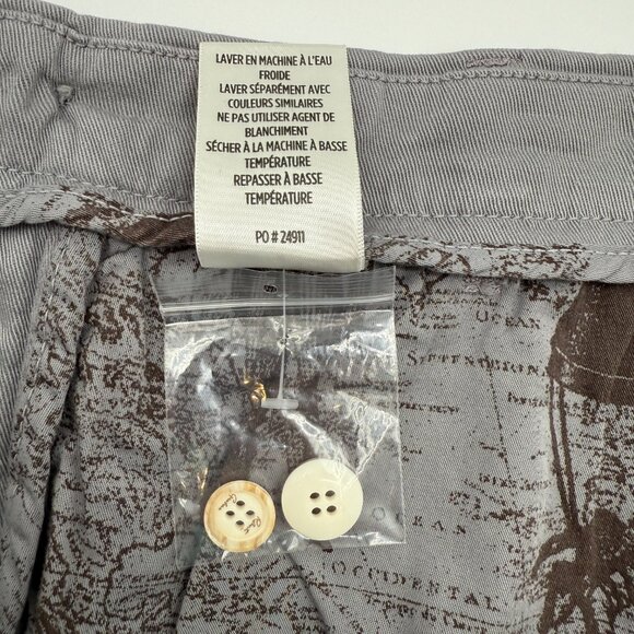 NWT Robert Graham Belgrade Men's Shorts Gray Classic Fit Stretch Chino Size 44* - Picture 7 of 11